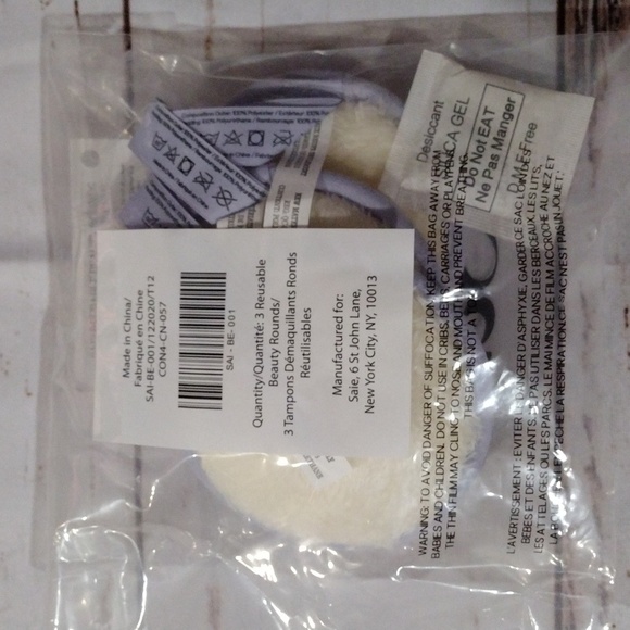 Saie Set‎ of 3 Reusable Makeup Beauty Rounds - Picture 4 of 5